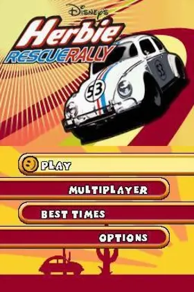 Herbie - Rescue Rally (USA) (En,Fr,De,Es) screen shot title